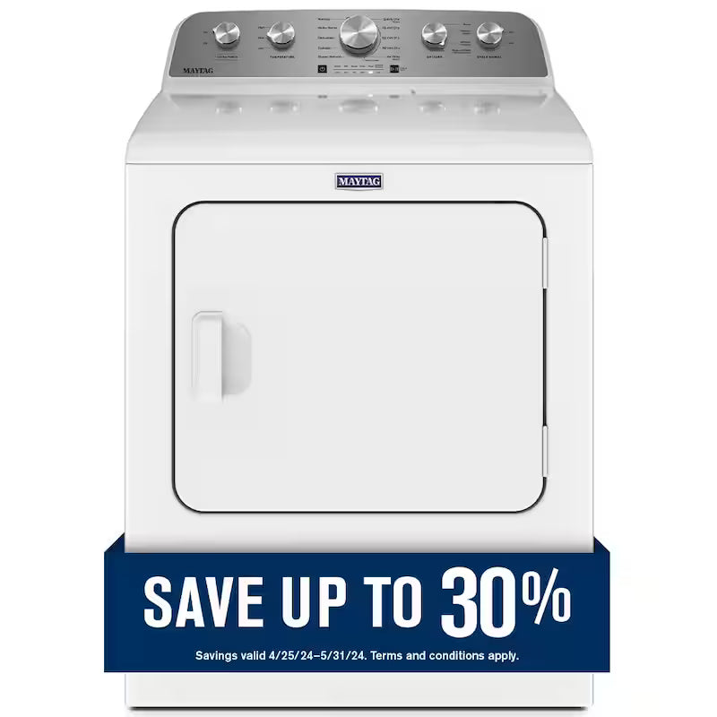 7.0 cu. ft. Vented Electric Dryer in White Y226199