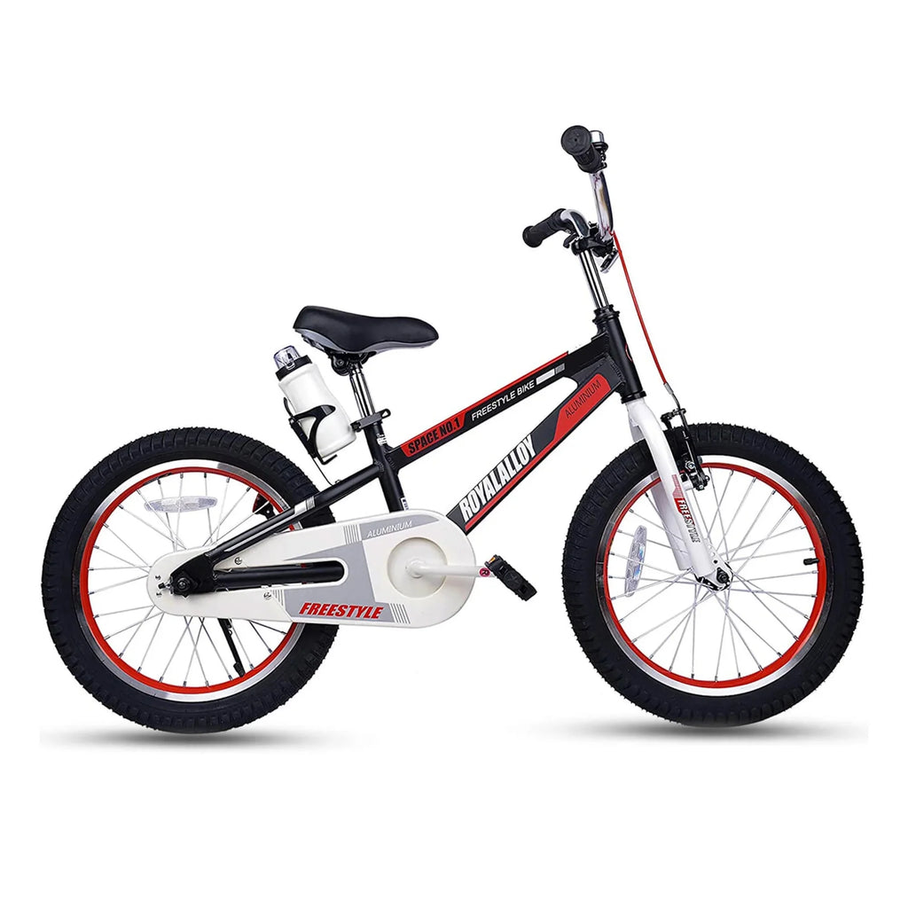 Black Kids Bike with Kickstand & Bottle P140531