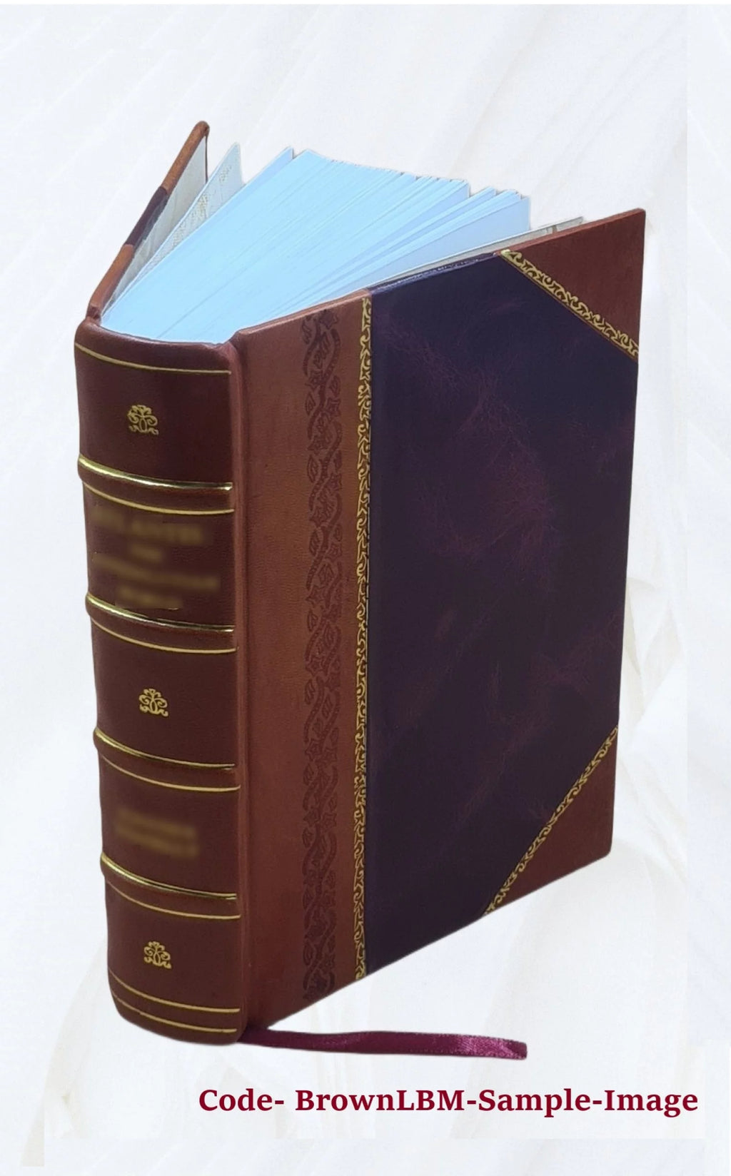 Gardens and Domestic Animals Leather Bound Y75870