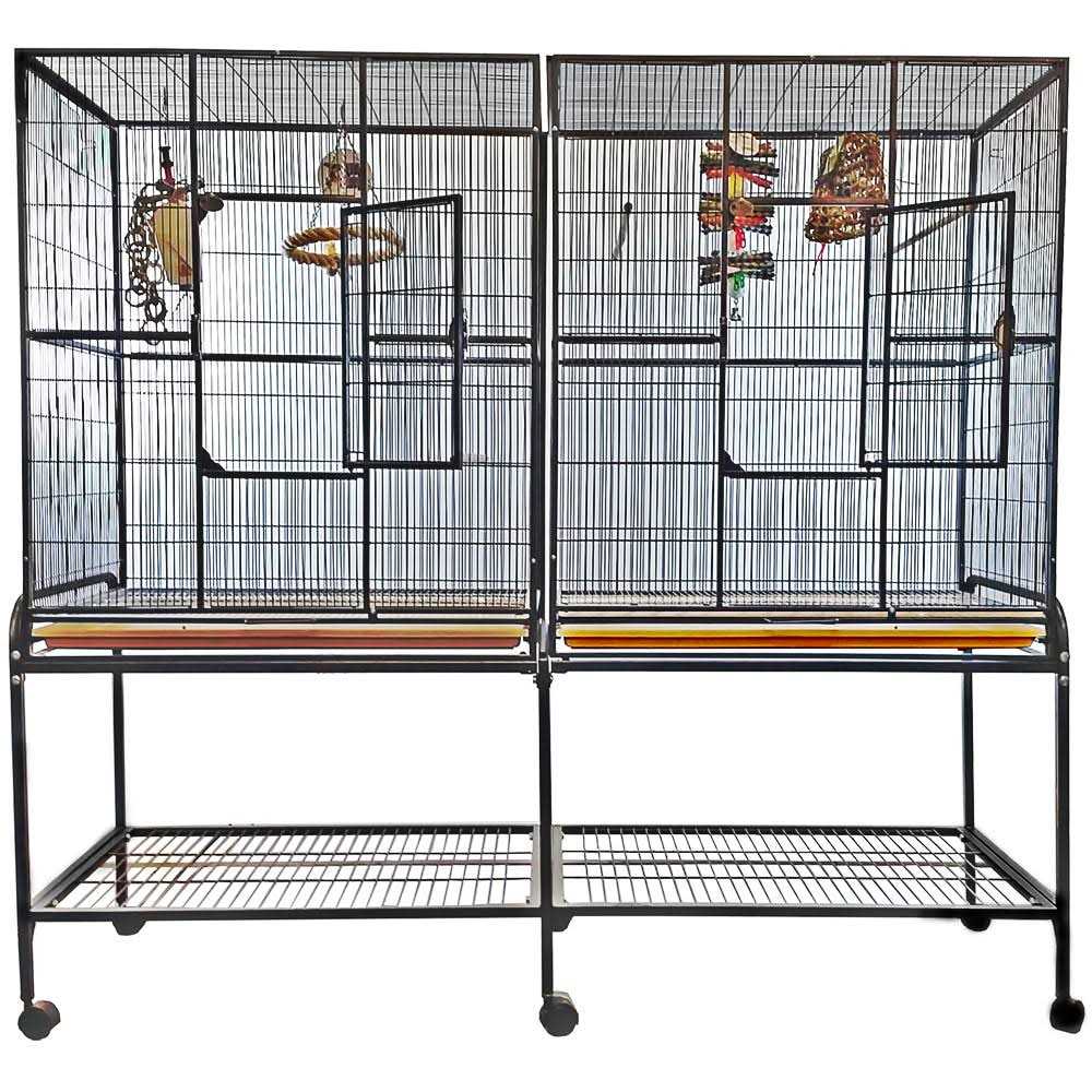 Double Flight Cage with Divider G14621