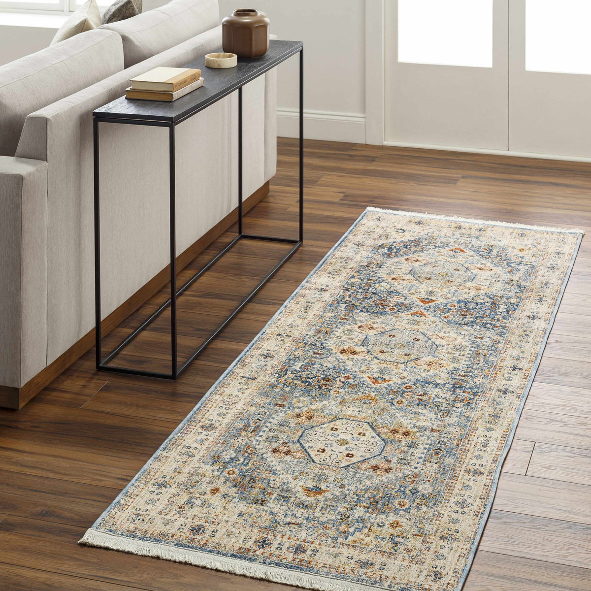 Brown Gray Area Rug K828068