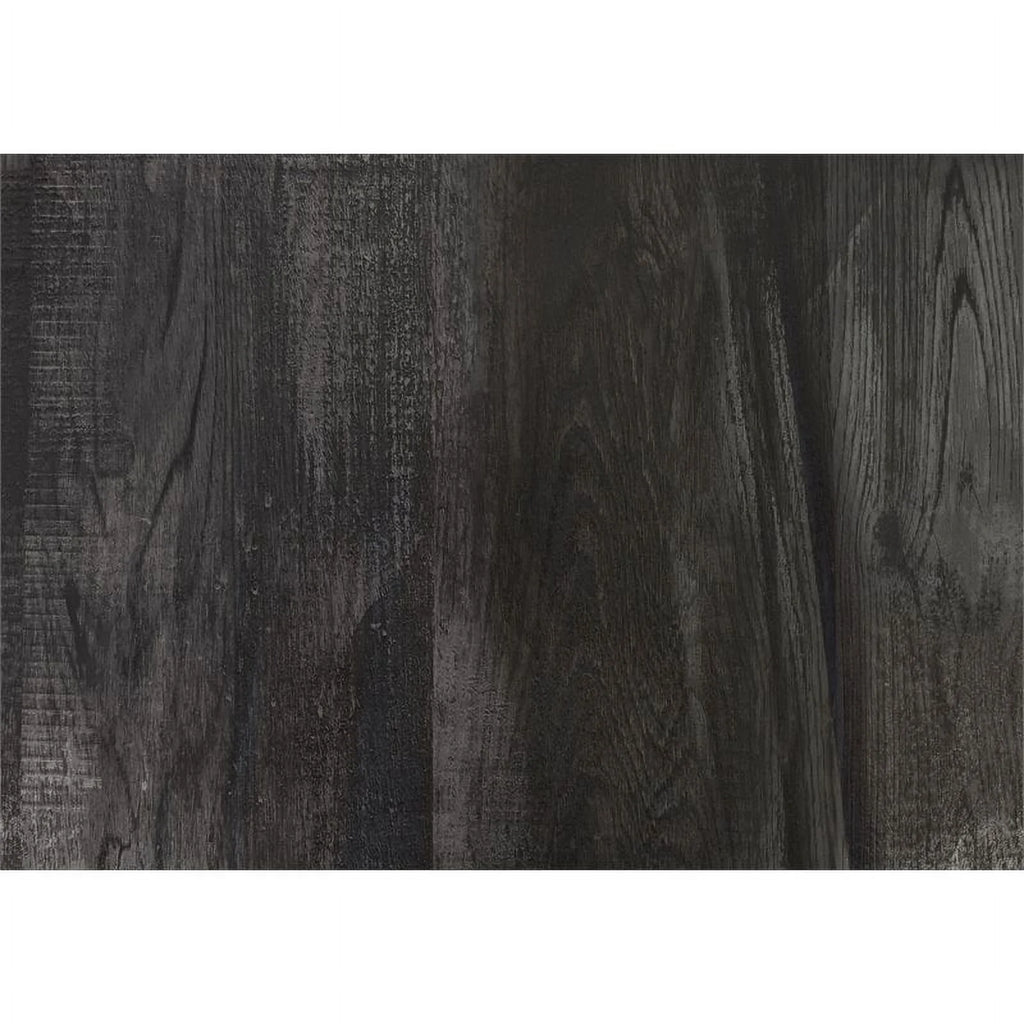 19.25" Rectangular Wood Side Table in Black - Set of 2 T706422