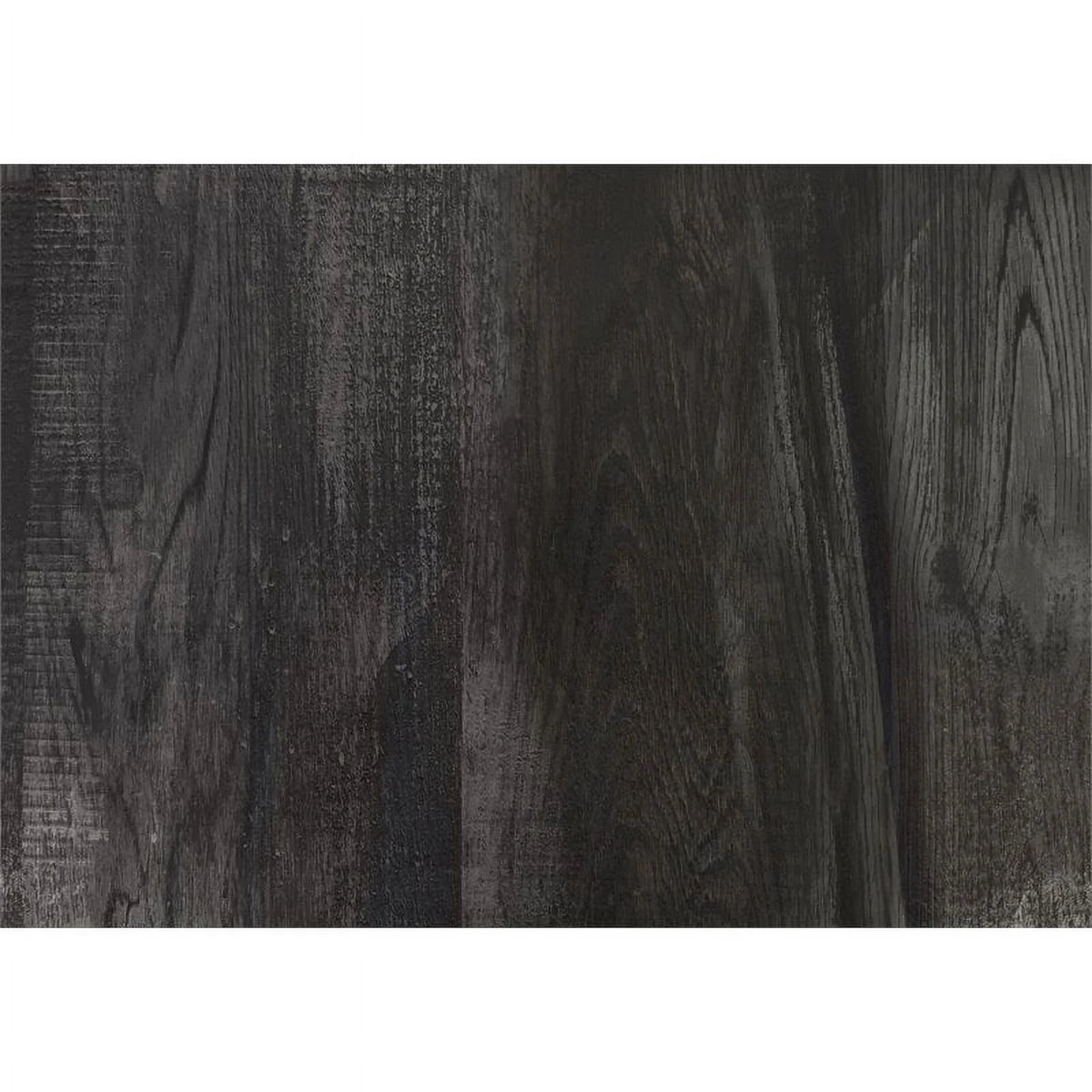 19.25" Rectangular Wood Side Table in Black - Set of 2 T706422