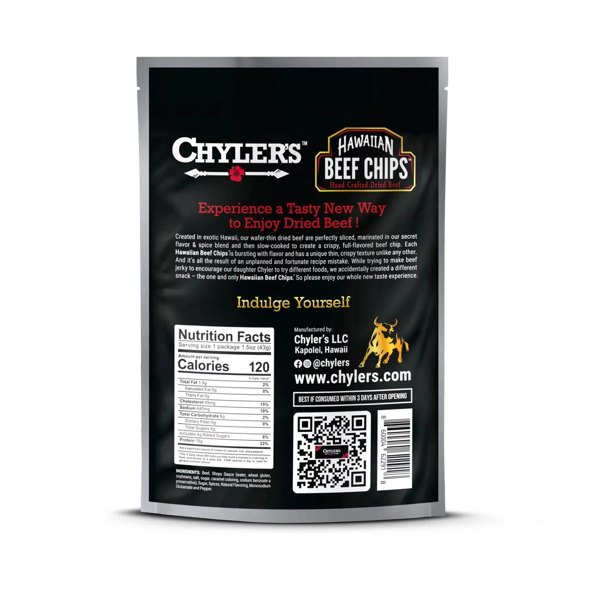 Beef Chips Cracked Pepper Pack of 3 W822455