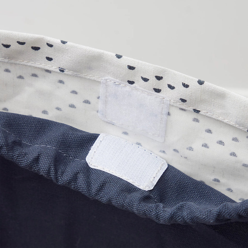 2 Pack White Black Drawstring Laundry Tote R7081