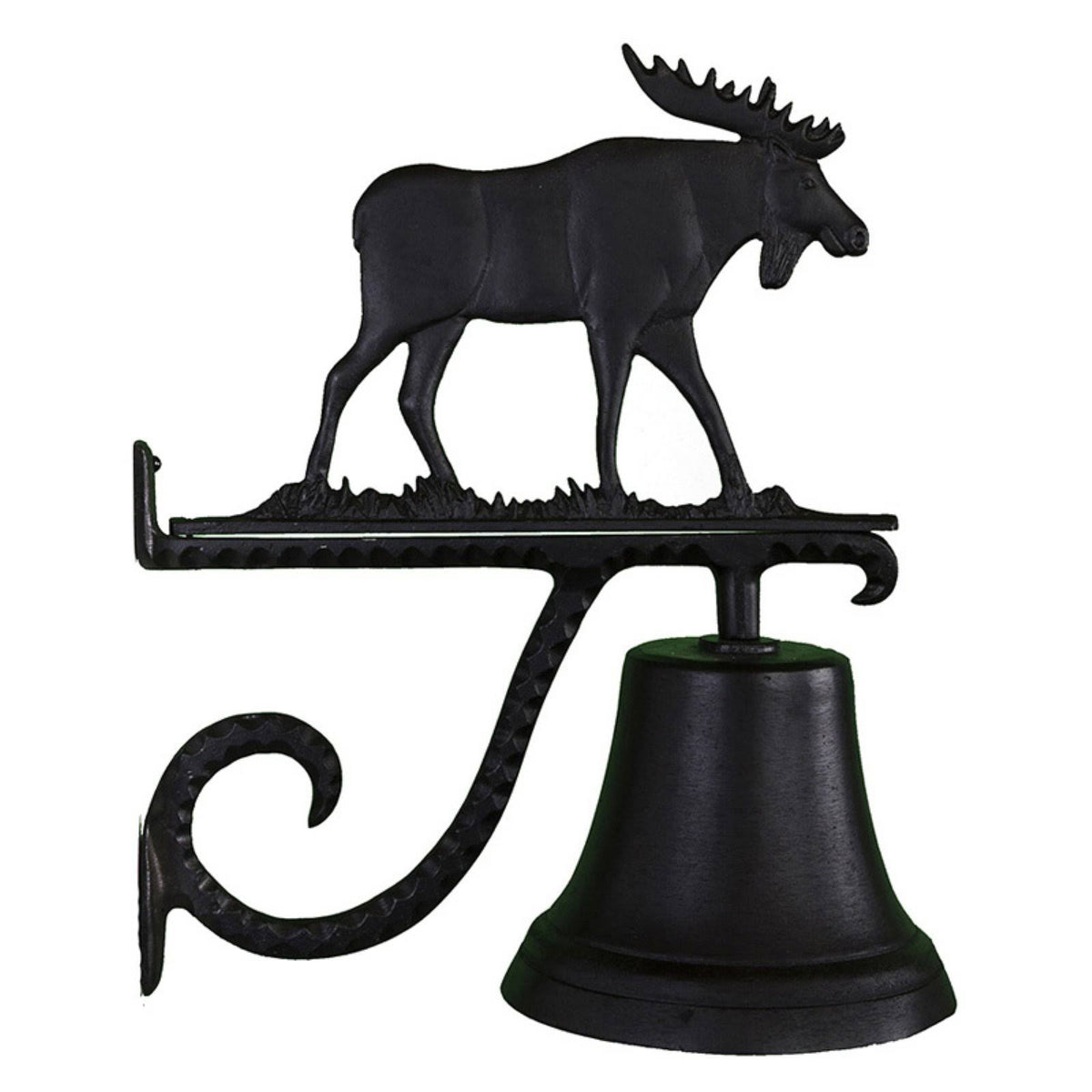 Cast Bell with Black Moose C9536