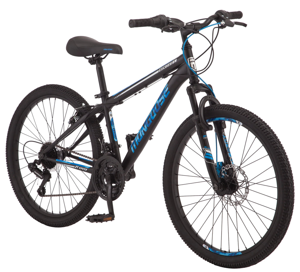 24-inch 21 Speed Black Mountain Bike E634799