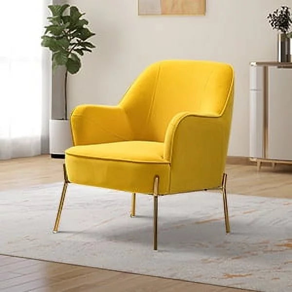 Pink Velvet Upholstered Accent Chair K78322