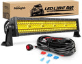 Amber 22 Inch 480W Triple Row LED Light Bar J8917