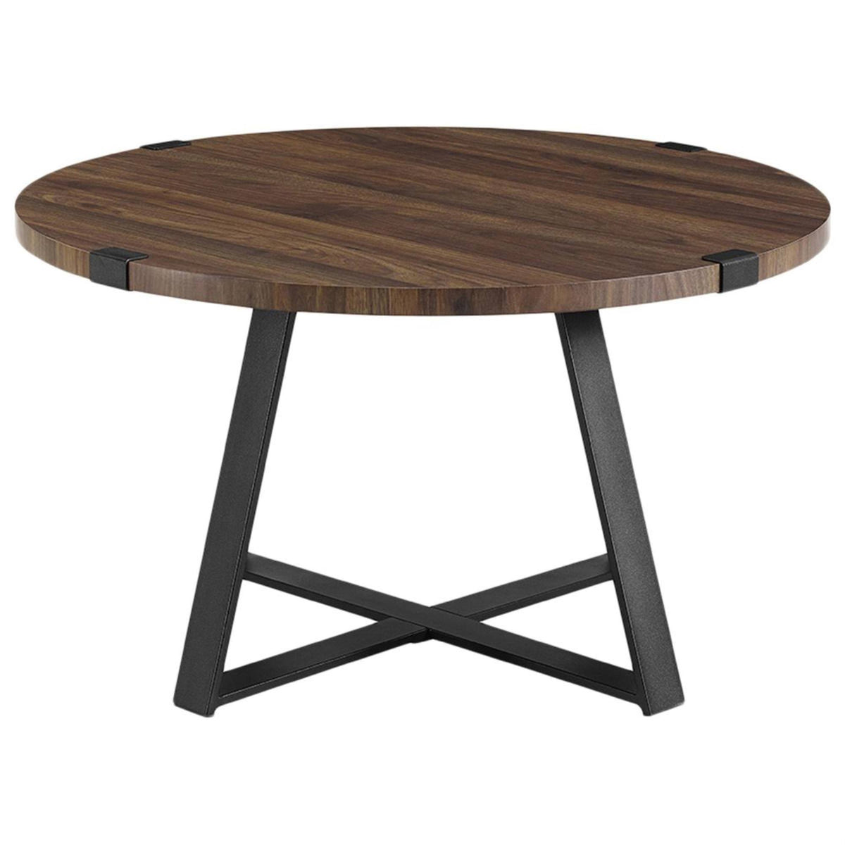 30" Metal Wrap Round Coffee Table J2954