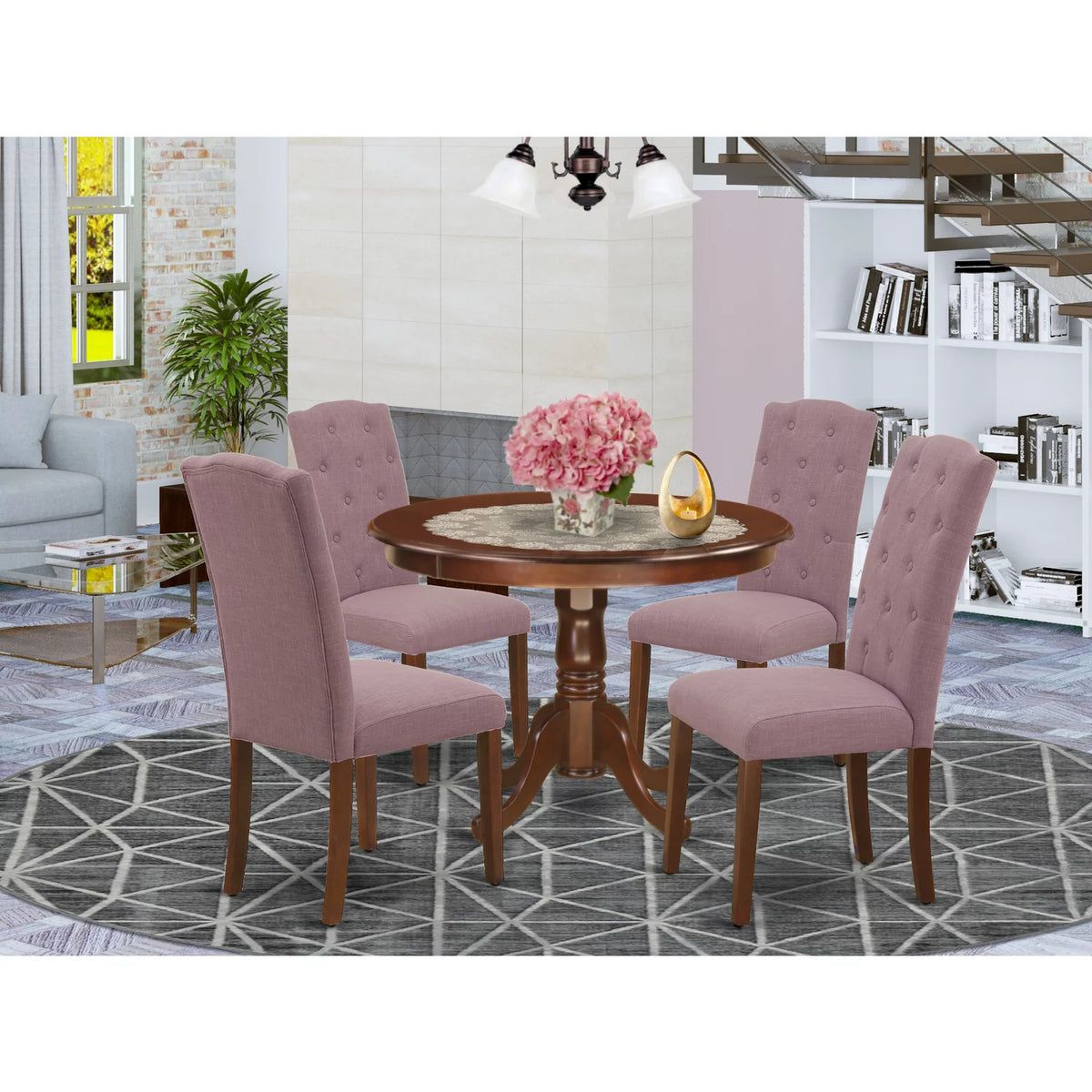 5 Piece Wood Dining Set N16287