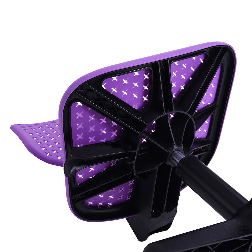 Purple Swivel Task Chair with Lumbar Support I29603