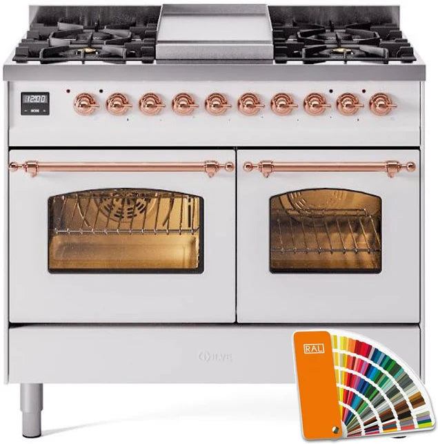 40 Dual Fuel Natural Gas Range with Copper Trim E776853