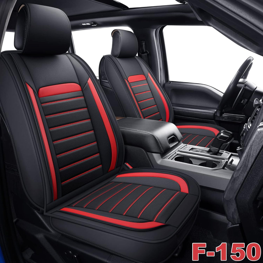 Faux Leather Car Seat Covers, Front Pair Y2499