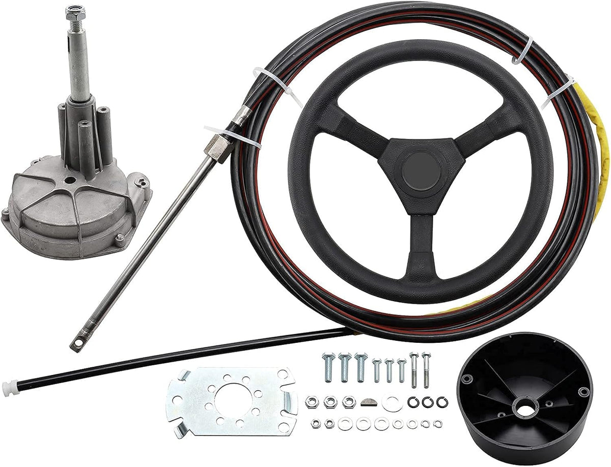 13' Boat Steering Cable with 13 Wheel R217