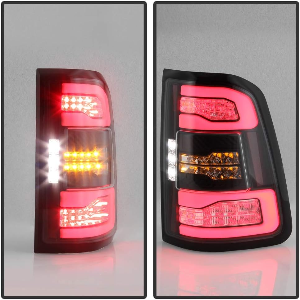 Black Full LED Tail Lights Left+Right V725349