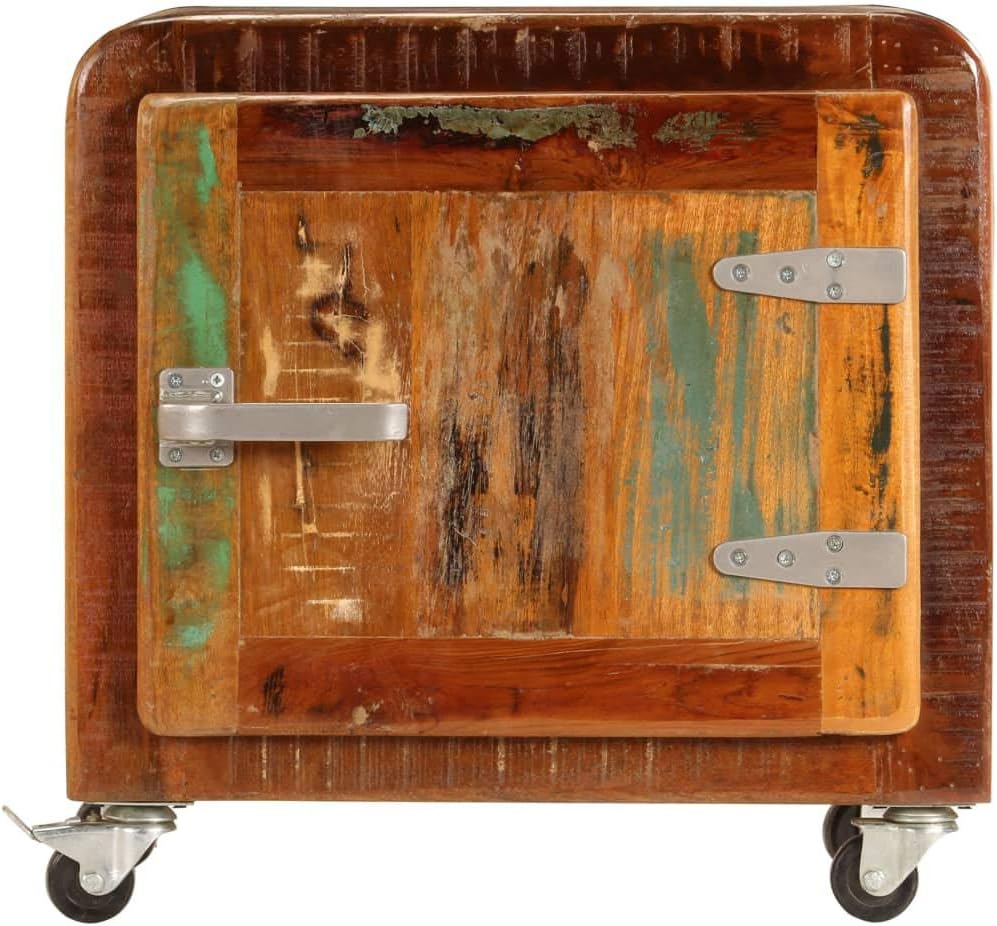 Solid Reclaimed Wood Bedside Cabinet 19.7x11.8x19.7 K932440