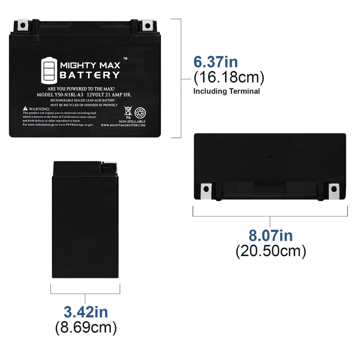 12V Replacement Battery with 4Amp Charger S5653