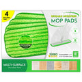 Microfiber Mop Pads 4 Pack Reusable Washable Cloth Mop Head 18 Inch B626783