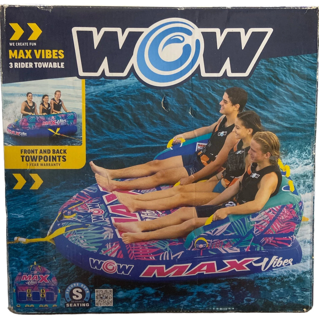 Inflatable Towable Tube for 1-3 Riders J639