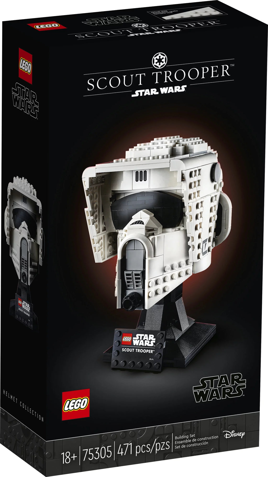 Star Wars Scout Trooper Helmet 471 Pieces Building Toy L1788