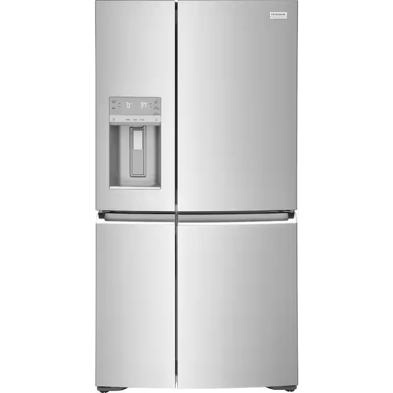 36 in. Wide 21.5 cu. ft. Counter-Depth 4-Door Stainless Steel Refrigerator O877