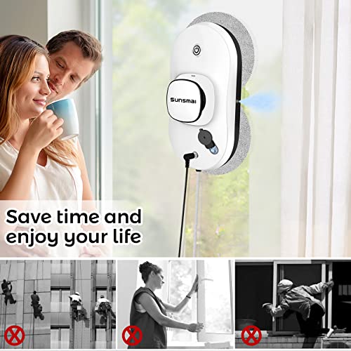 2800PA Automatic Window Cleaning Robot with Edge Detection Z595456