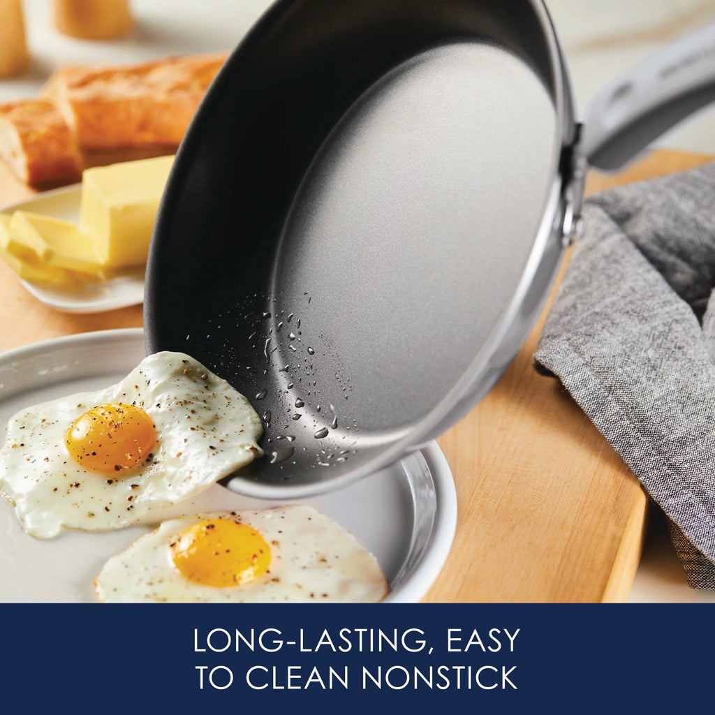15 Piece Hard Enamel Nonstick Pots and Pans Set Y763080