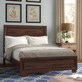 King Size Medium Warm Brown Bed Z729098