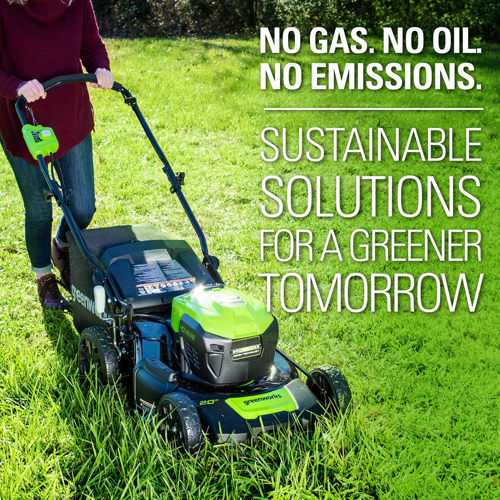 40V 20 Brushless Push Lawn Mower with 4.0 Ah Battery & Quick Charger A684213