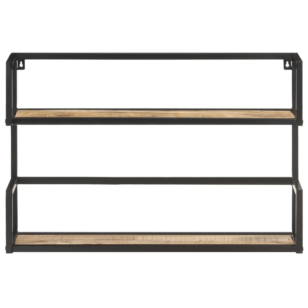 Wall Shelf Rough Mango Wood V187176