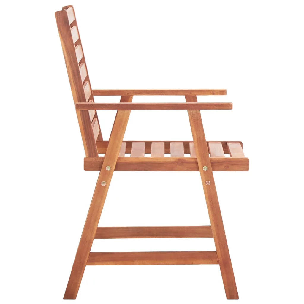 Patio Dining Chairs 3 pcs Acacia Wood J235576