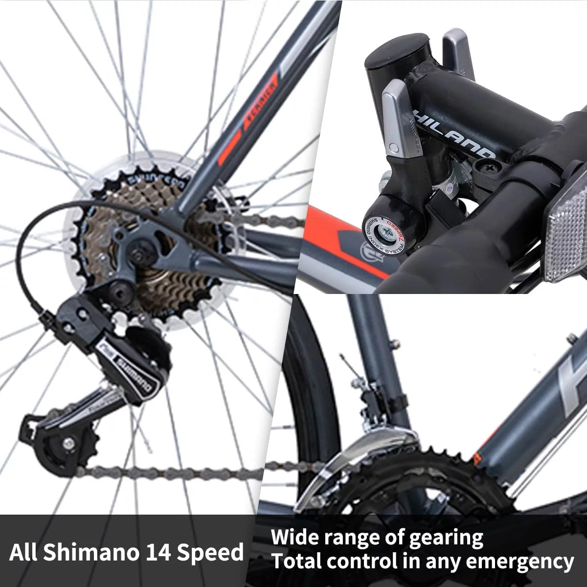 Aluminum 700C 14 speeds Road Bike V398510