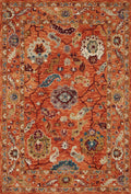 Orange 9'3 x 13' Rug M177821