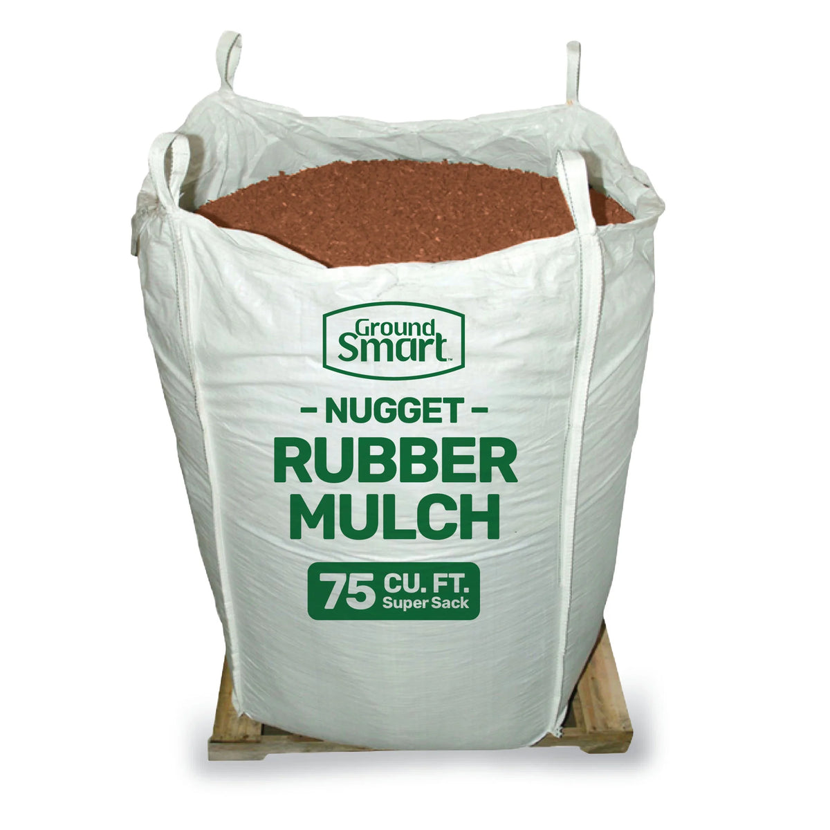 Red Rubber Mulch 75 cu ft W864