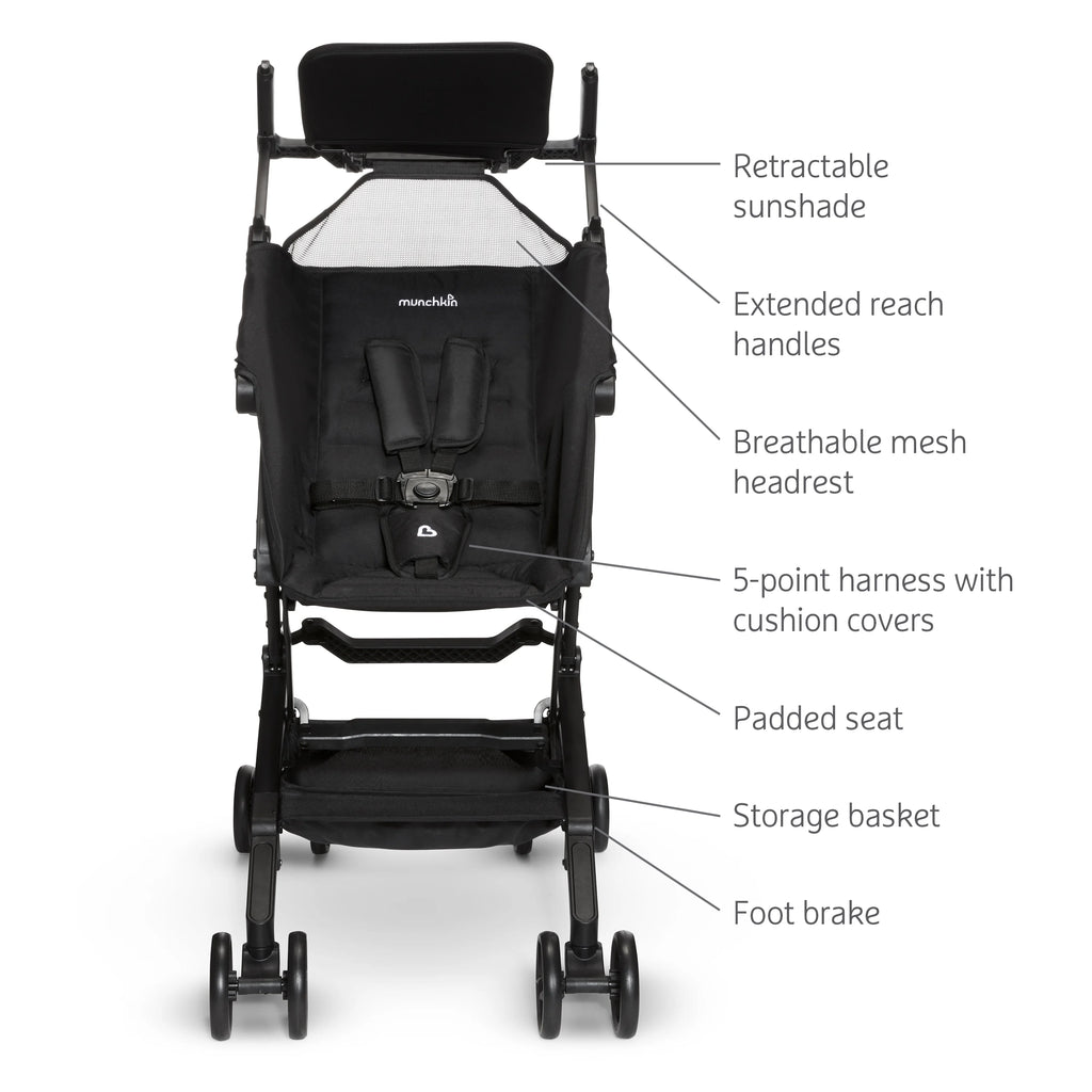 Ultra Compact Lightweight Travel Stroller, Black M635