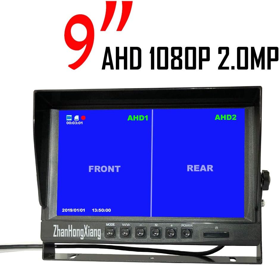 IP69 Waterproof HD 1080P Rear View Camera and 9 IPS Monitor System H510144