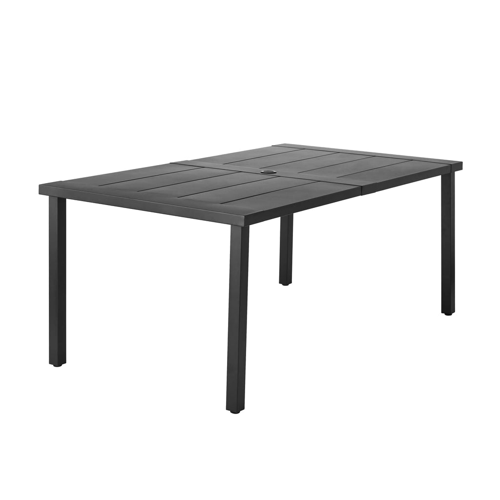 Black 7-Piece Outdoor Patio Dining Set M595