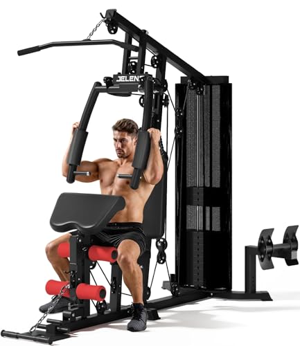 Multifunctional Home Gym with 150LBS Weight Stack E8230