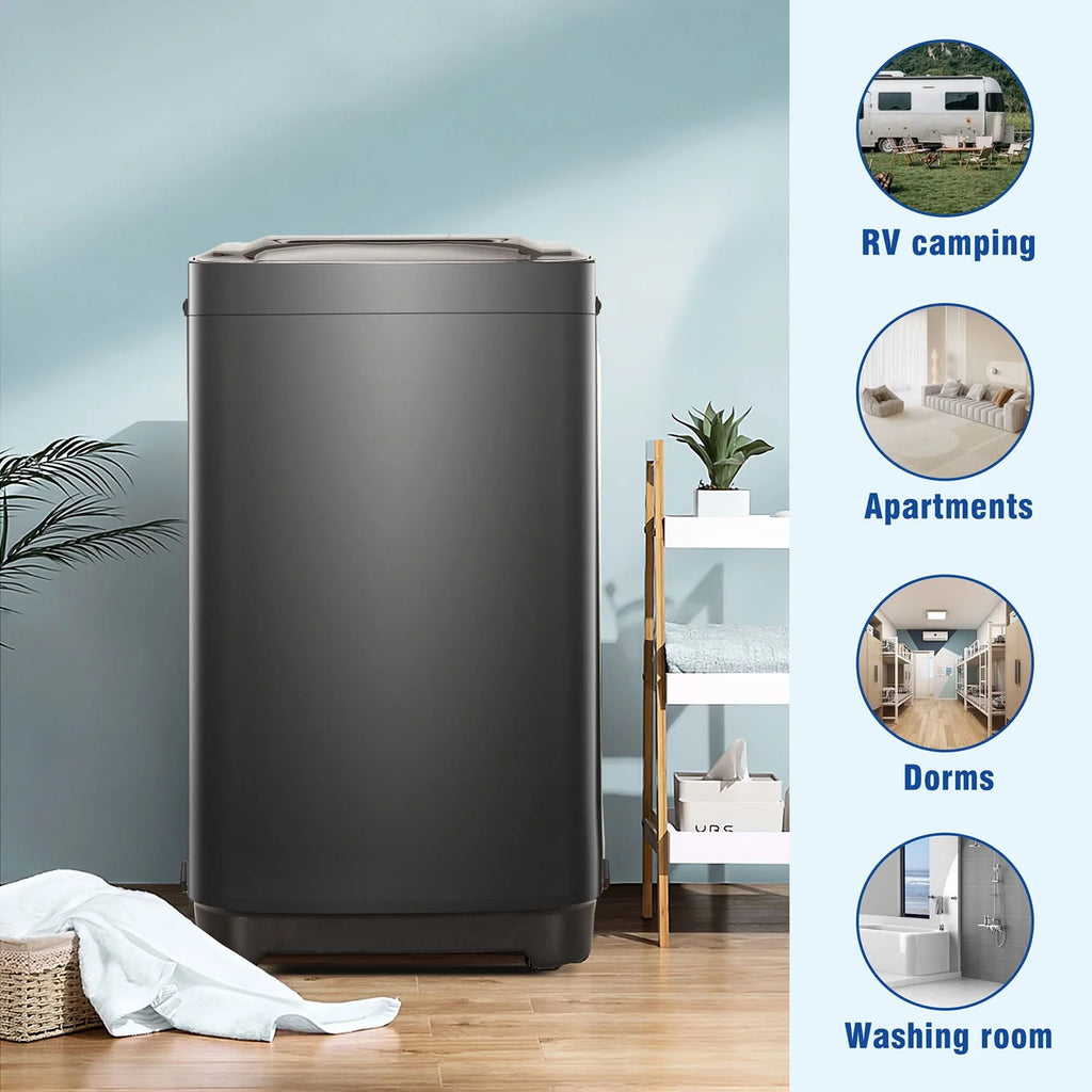 Portable Automatic Washing Machine 8 Water Levels 10 Programs L674499