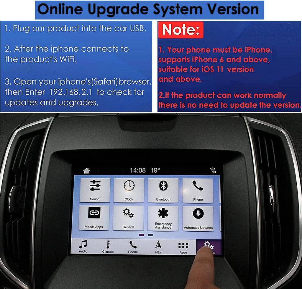SYNC 2 to 3 Upgrade Kit with 8-inch Screen APIM Module V807