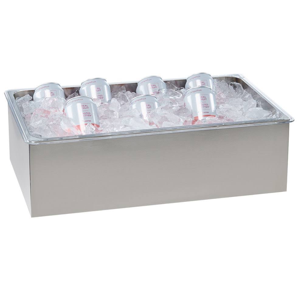 Stainless Steel Ice Housing with Clear Polycarbonate Pan C416