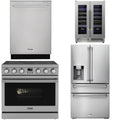 36 Electric Range, Refrigerator, Dishwasher and Wine Cooler N822125