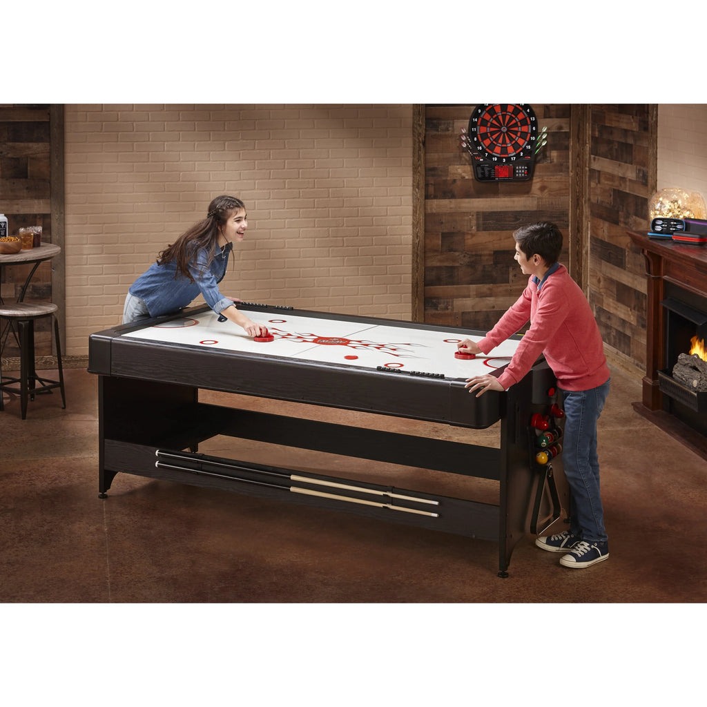 7' Pool Air Hockey Table Tennis Table E2621