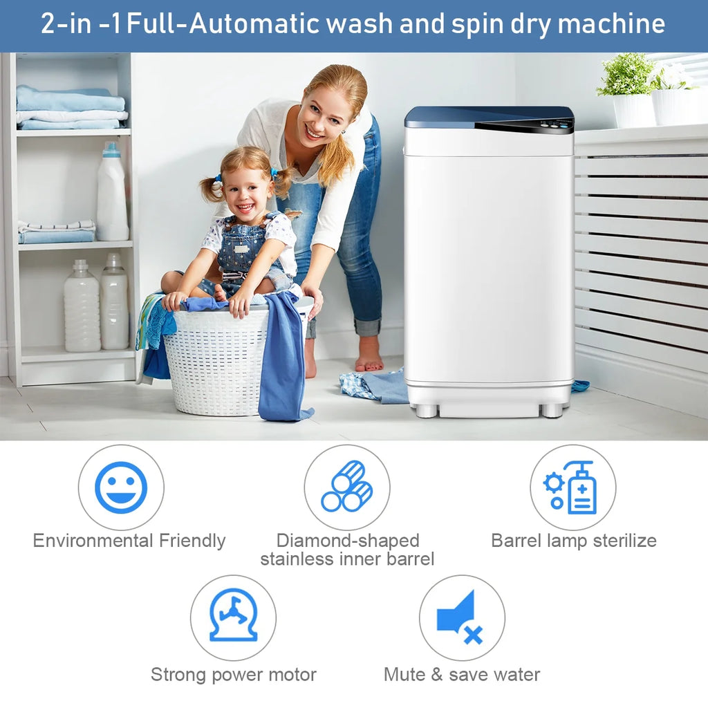 7.7 lbs Full-Automatic Washing Machine V81051