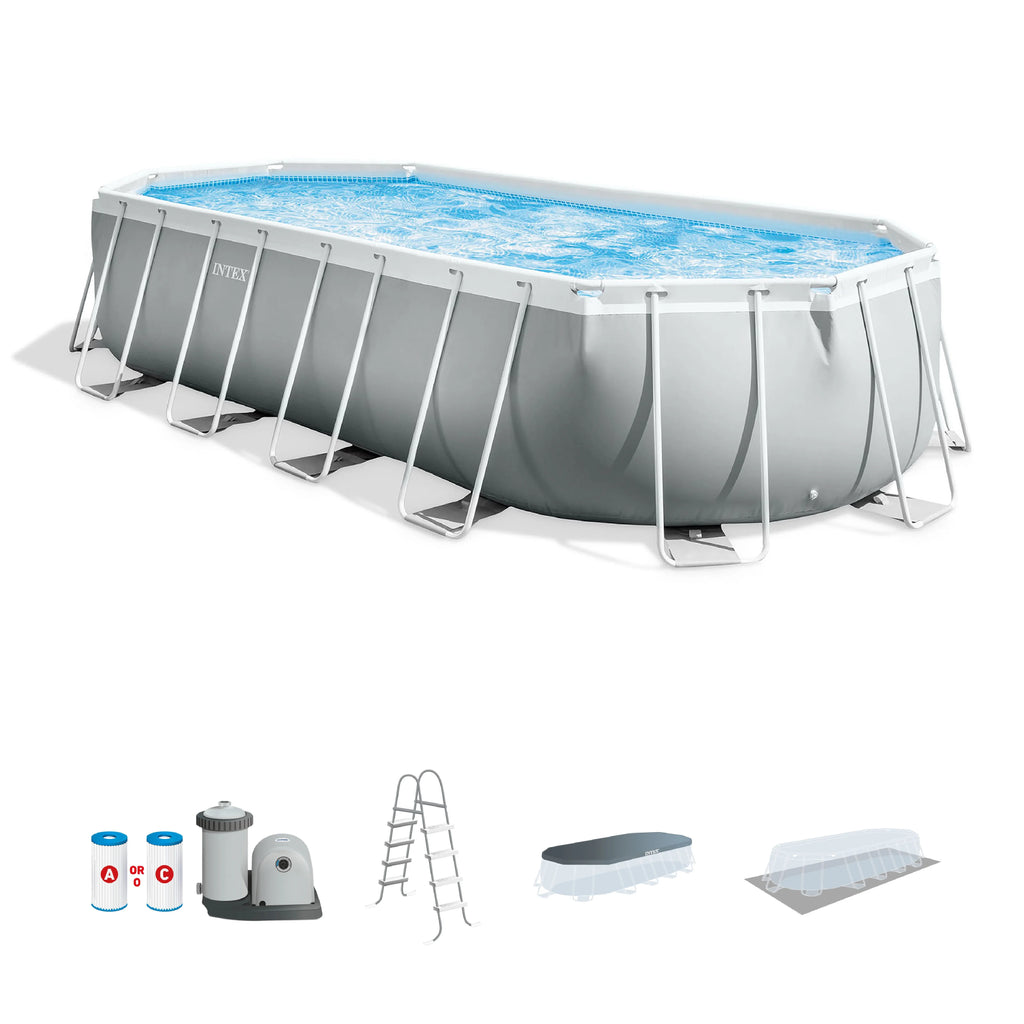 20 Foot Prism Frame Oval Pool Set W542330