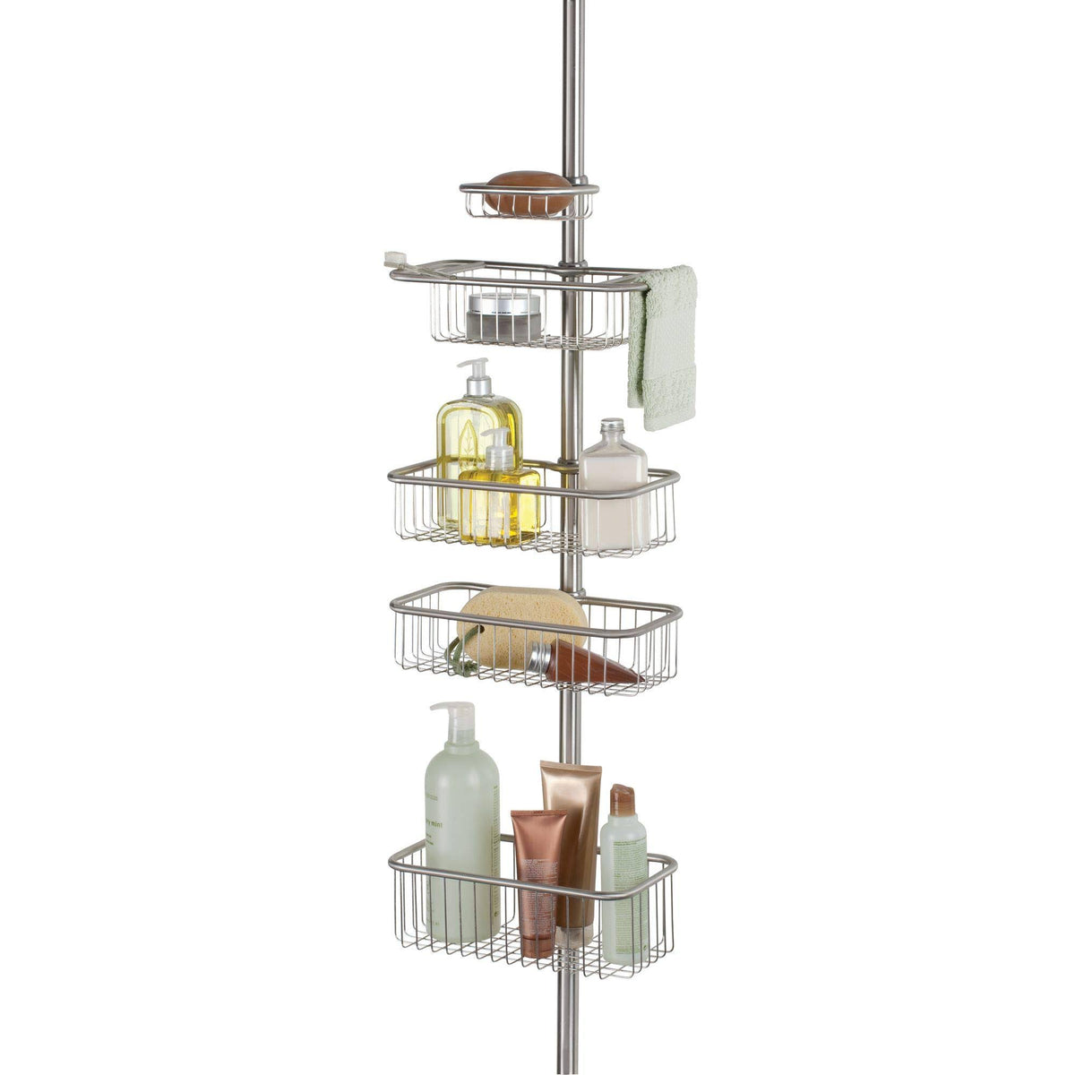 Brushed Stainless Steel Tension Caddy V59901