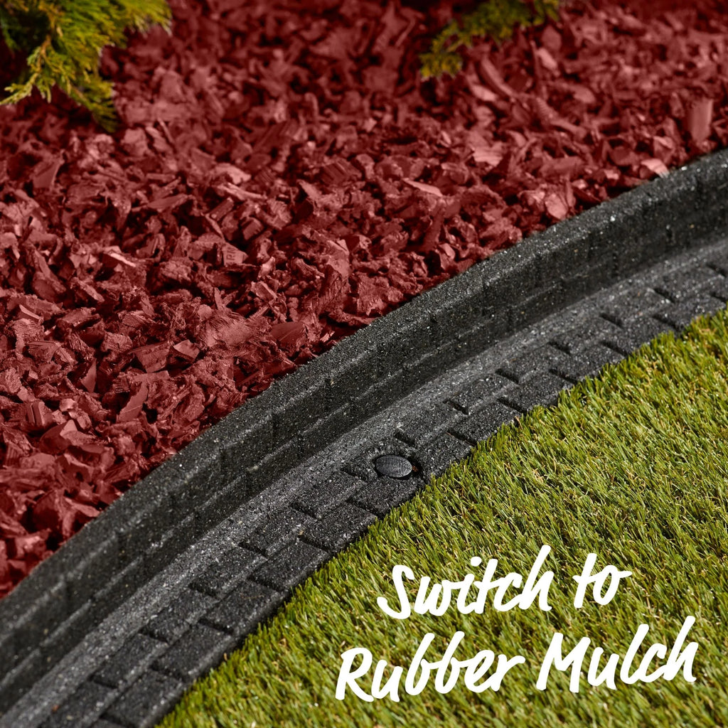 Red Rubber Mulch 75 cu ft W864