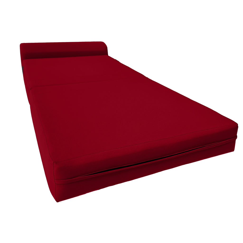 Red Sleeper Chair Folding Foam Bed B2331