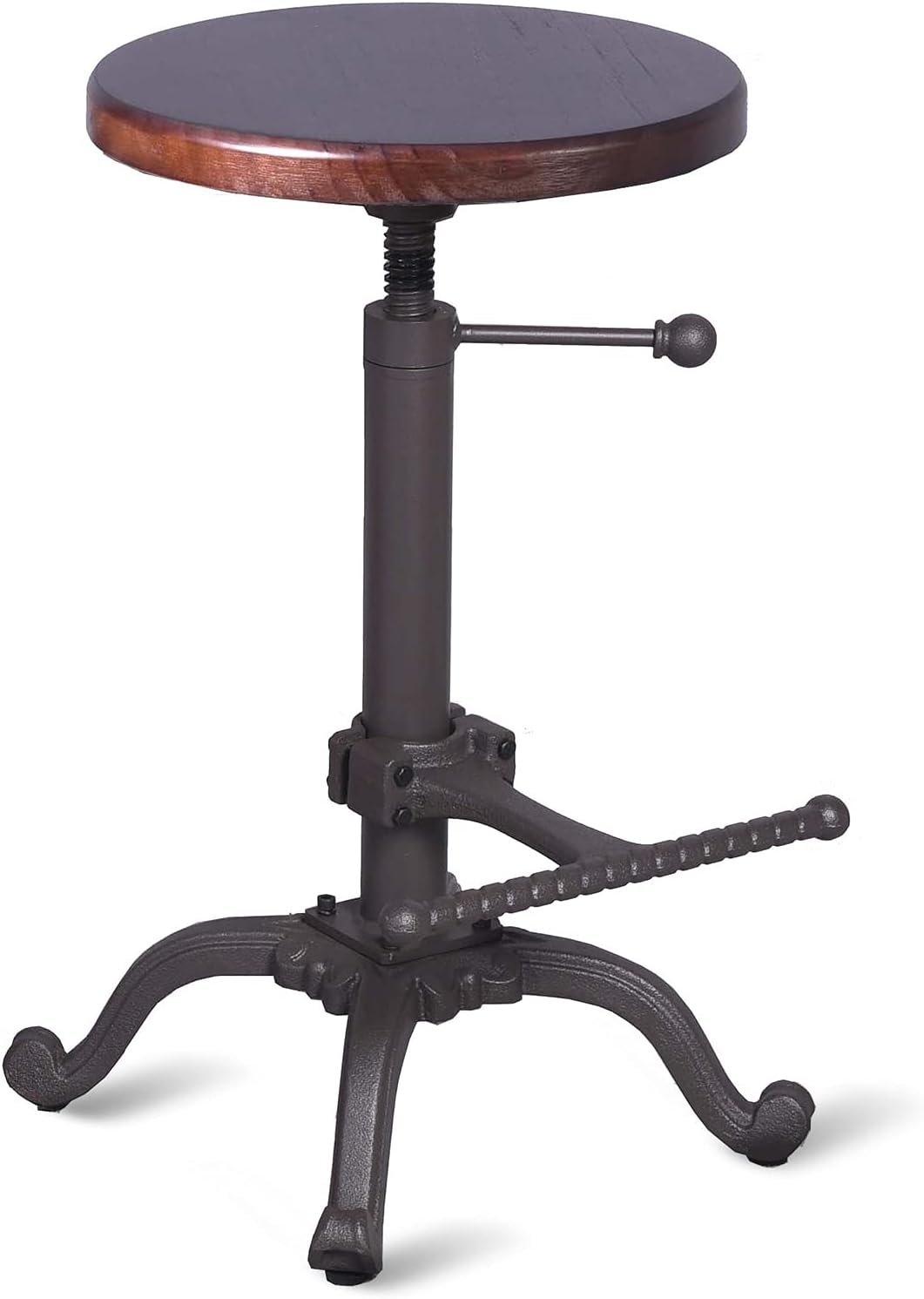 Rustic Swivel Adjustable 22-26 Bar Stool N521